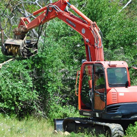 Forestry Mulcher Excavator with Heavy Duty Attachments